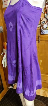 Damen Sommerkleid gr 40 Batik Baumwolle