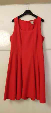 Rotes Sommerkleid von H&M, Grösse 44, neuwertig!