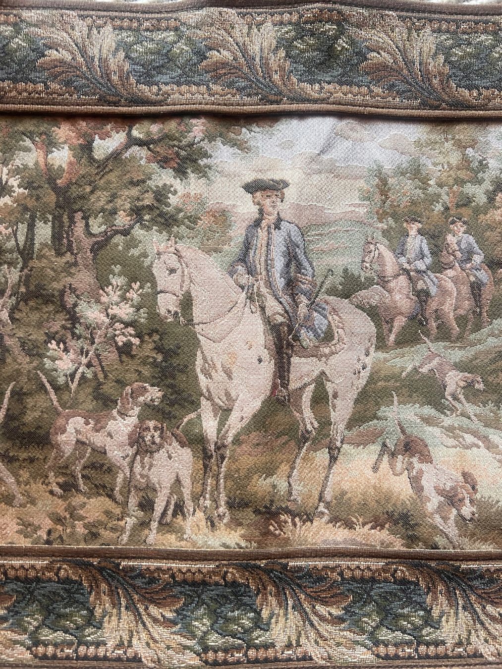 Dipinti: Vintage tapestry hunting scene – Nuovo (secondo la descrizione) da Lausanne venduto da NYC67 2