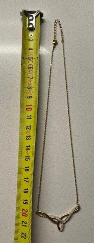 Sonstiger Schmuck: Collier +bracelet infini - plaqué or et zircon – Neu (gemäss Beschreibung) aus Glattpark(Opfikon) von Miko3711 3