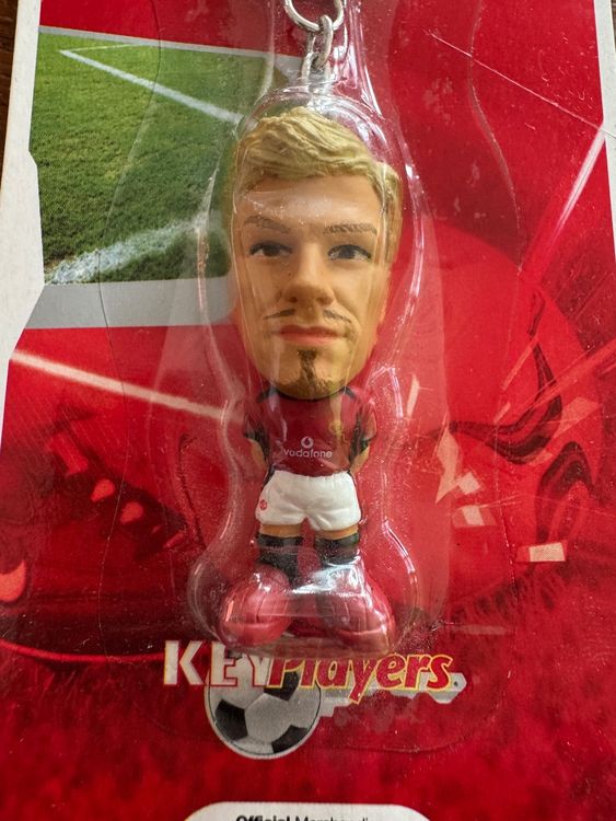 Porte-Clés Figurine David Beckham Manchester United