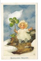 Künstlerin: Mili Weber - No 24 - Glückliches Neujahr - 1919