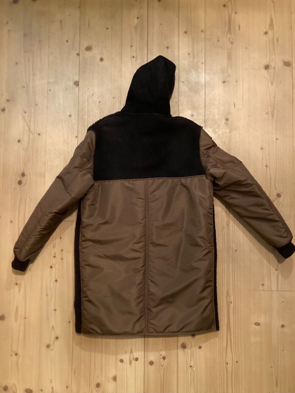 Cappotti: warmer Parka Lammfell Leder Materialmix dunkelbra – Nuovo (secondo la descrizione) da Sursee venduto da Auktion29 1