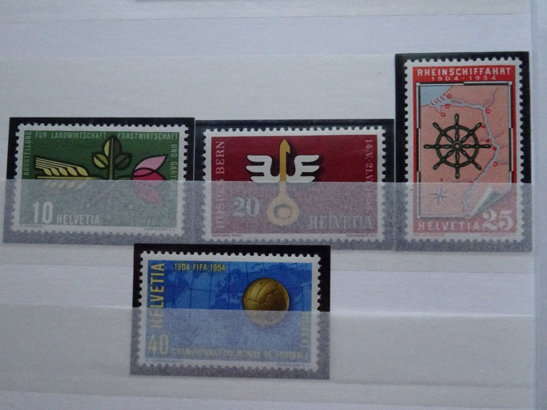 Tutti i francobolli: 1952**/55** – Nuovo (secondo la descrizione) da Aadorf venduto da Chnorli-Furz 3