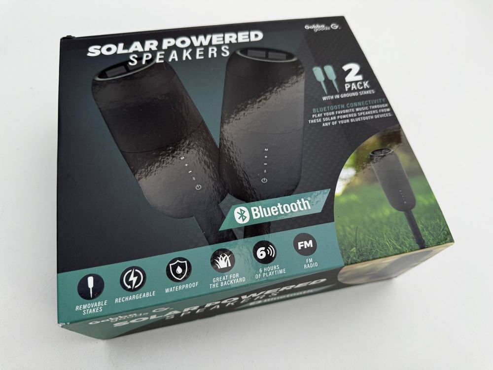 Solar powered Bluetooth Speakers - Set auf 2 Stk, Waterproof | Kaufen ...
