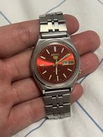 Custom Seiko – Rotes Zifferblatt