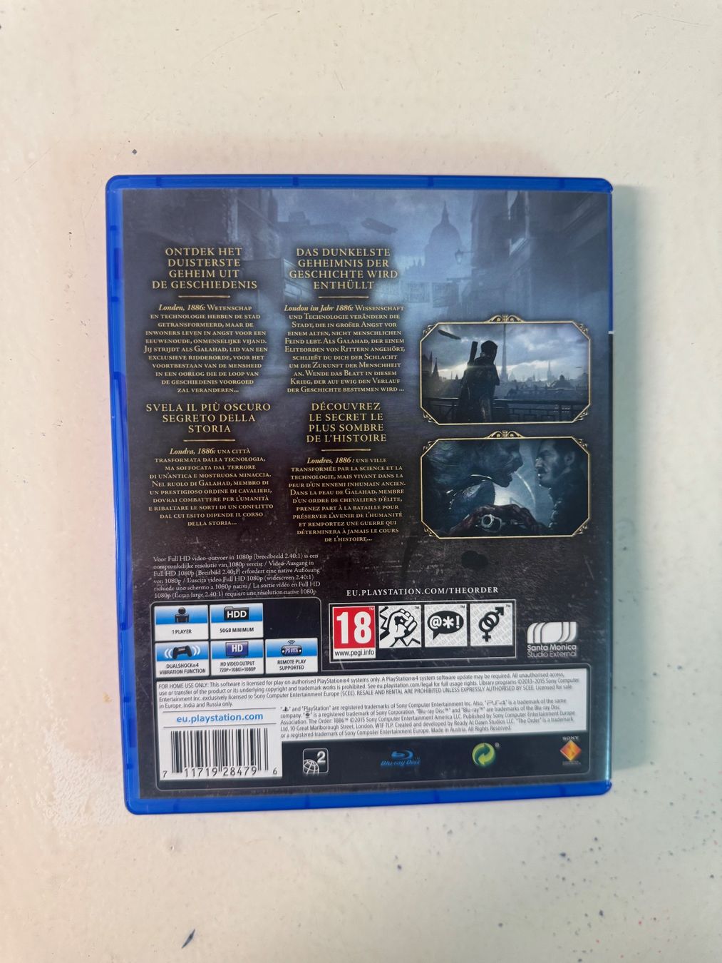 Sony Spiele: THE ORDER 1886. (PS4) – Gebraucht aus Basel von san_2qlq 1