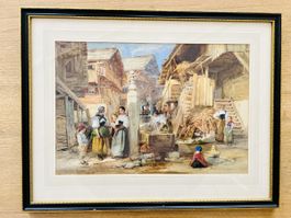 John Absalon – Großes signiertes Aquarell Brienz