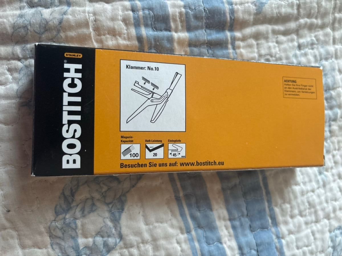 Bostitch Tutti gli attrezzi: Pince agrafeuse Bostitch HP10 Neuve – Nuovo e nell'imballaggio originale da Aigle venduto da Barbiette 1