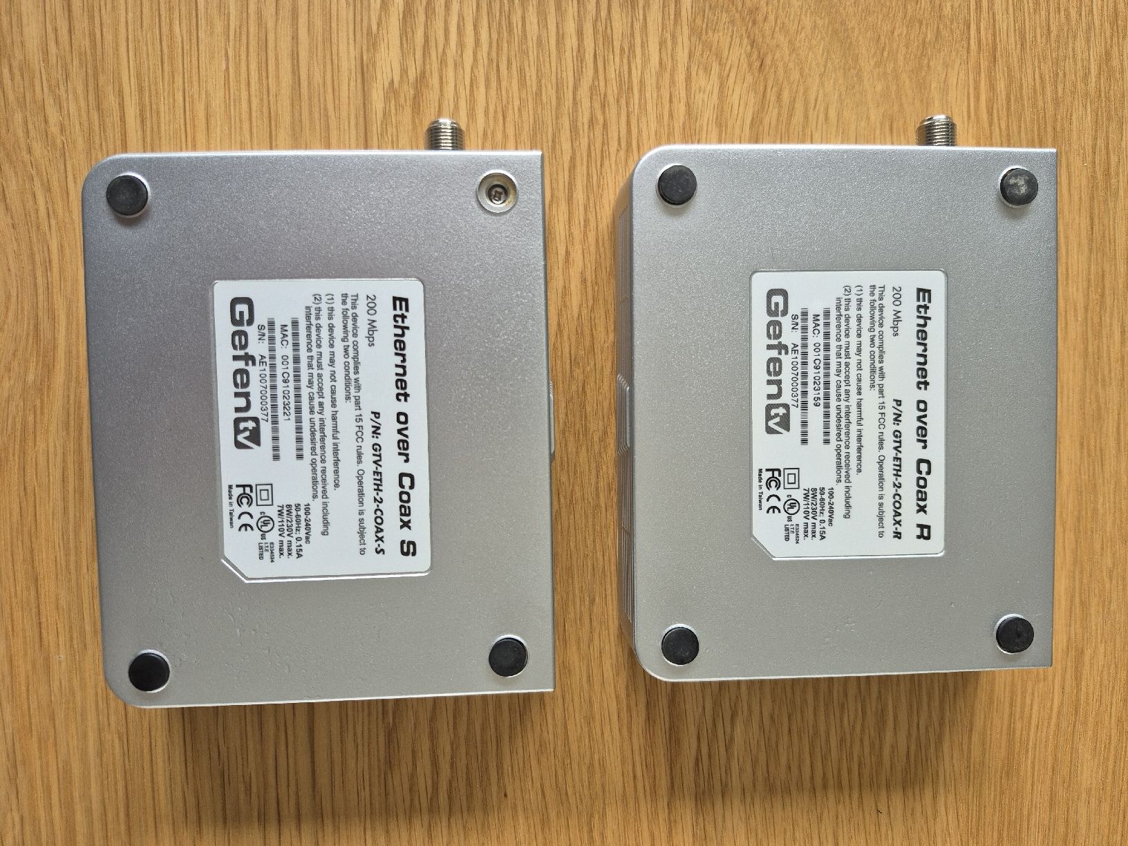 WiFi: GefenTV Powerline over Coax – Usato da Goldau venduto da Neocity 1