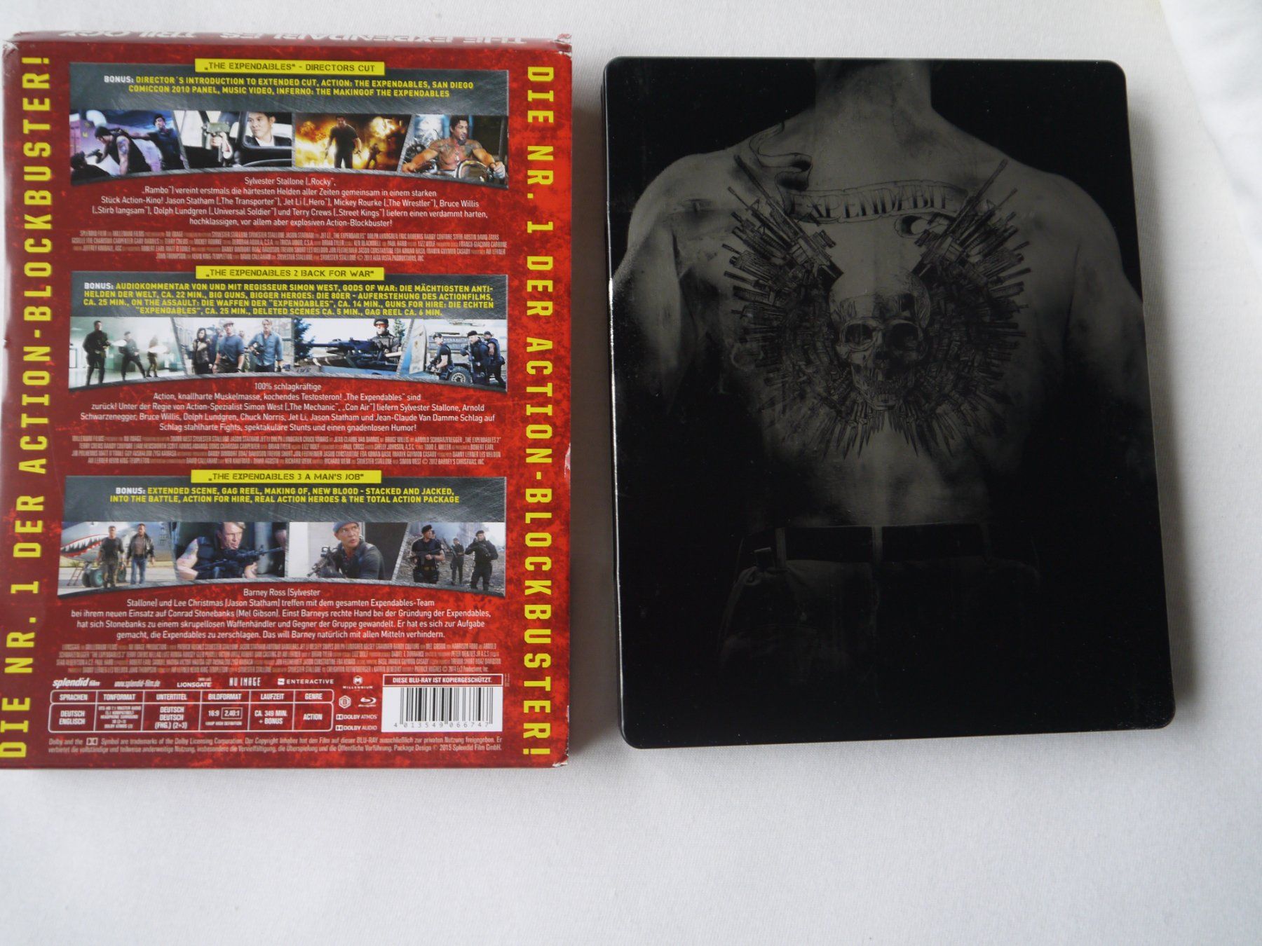 Alle DVDs: THE EXPENDABLES - Steelbook Trilogie - uncut – Gebraucht aus Hagendorn von Blaf 1