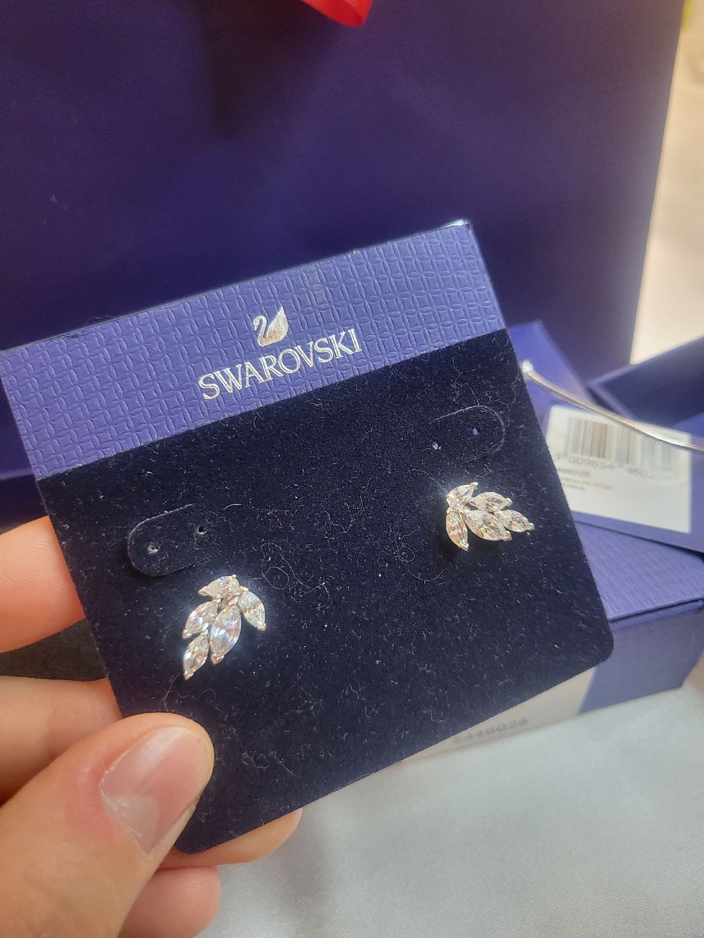 Swarovski Orecchini pendenti & Orecchini a lobo: NEUE Swarovski Ohrstecke – Nuovo e nell'imballaggio originale da Hellbühl venduto da d.d.d.125 2