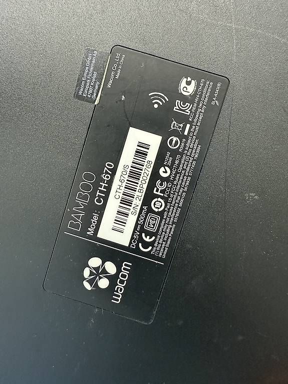 Tablet PC: Bamboo Wacom tablet – Usato da Flawil venduto da PWMU 1