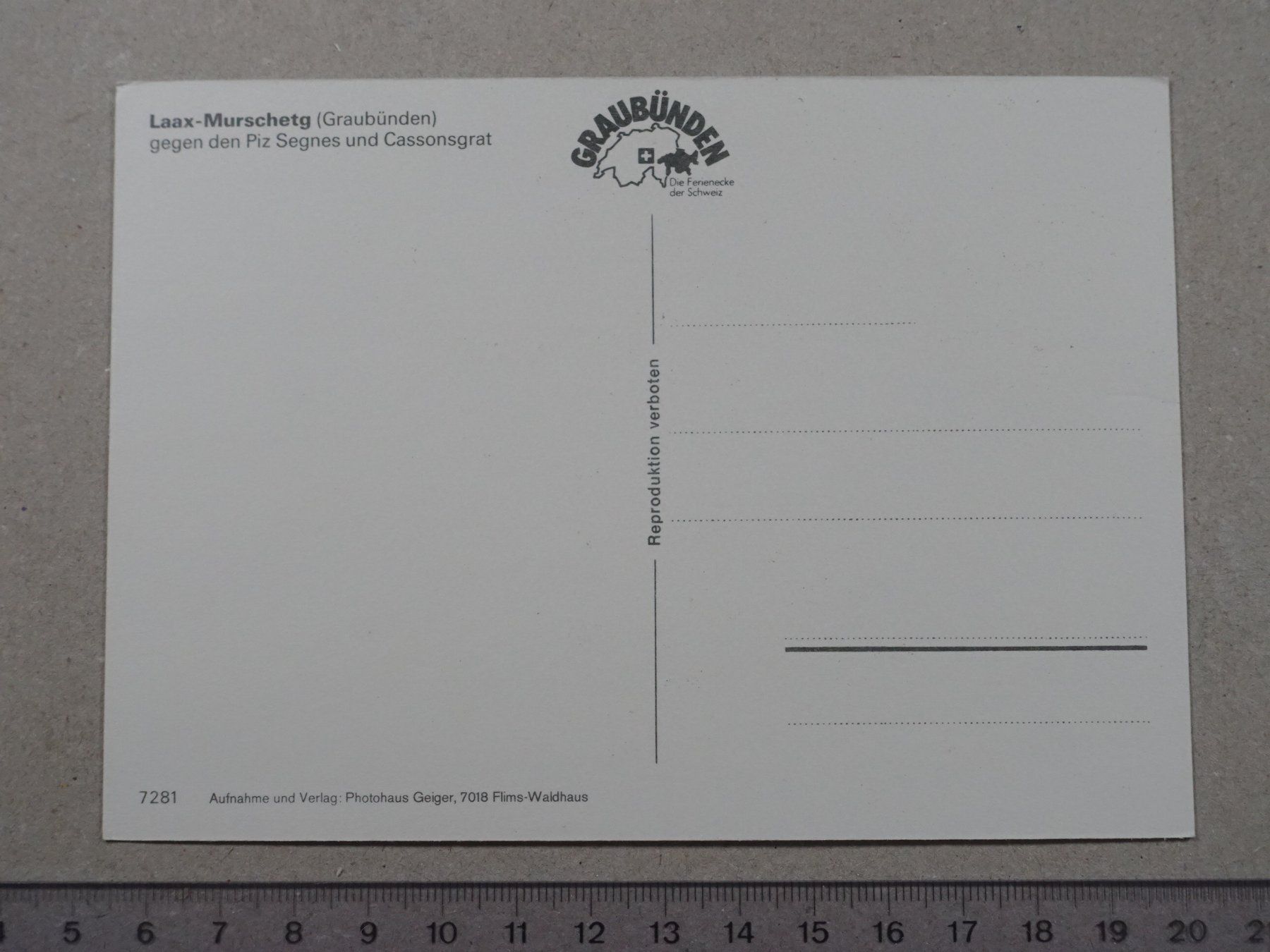 Ansichtskarten: Laax - Murschetg – Gebraucht aus Lenzburg von fh1 1