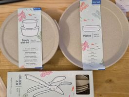 Koziol Picknick-Set [Teller, Besteck, Schüsseln] - Neu & OVP