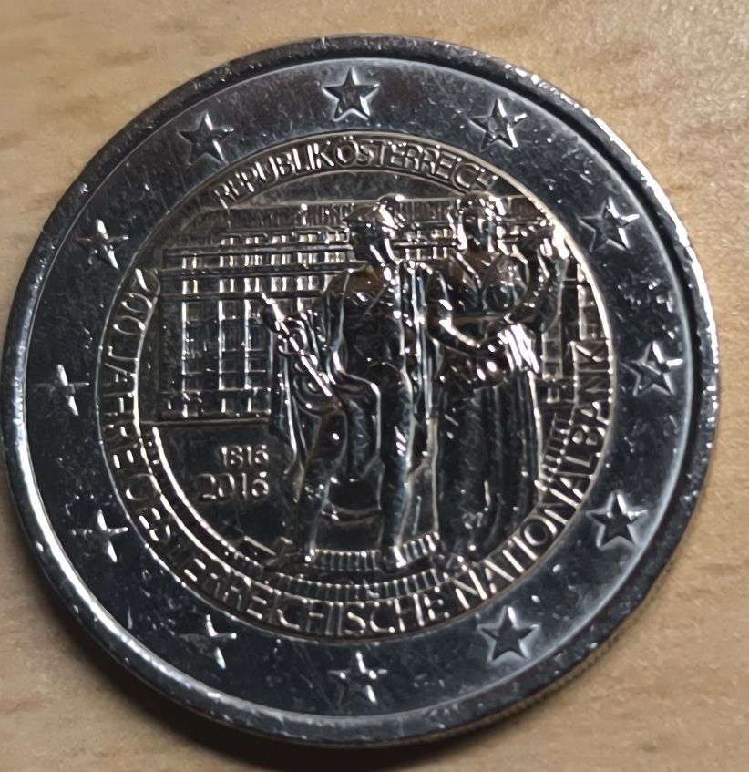 Alle Münzen: 2 Euro Autriche 2016 – Neu (gemäss Beschreibung) aus Onex von Zebule