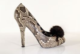 Dolce & Gabbana Pumps High Heels, Schlange, Neu, Gr. 40.5
