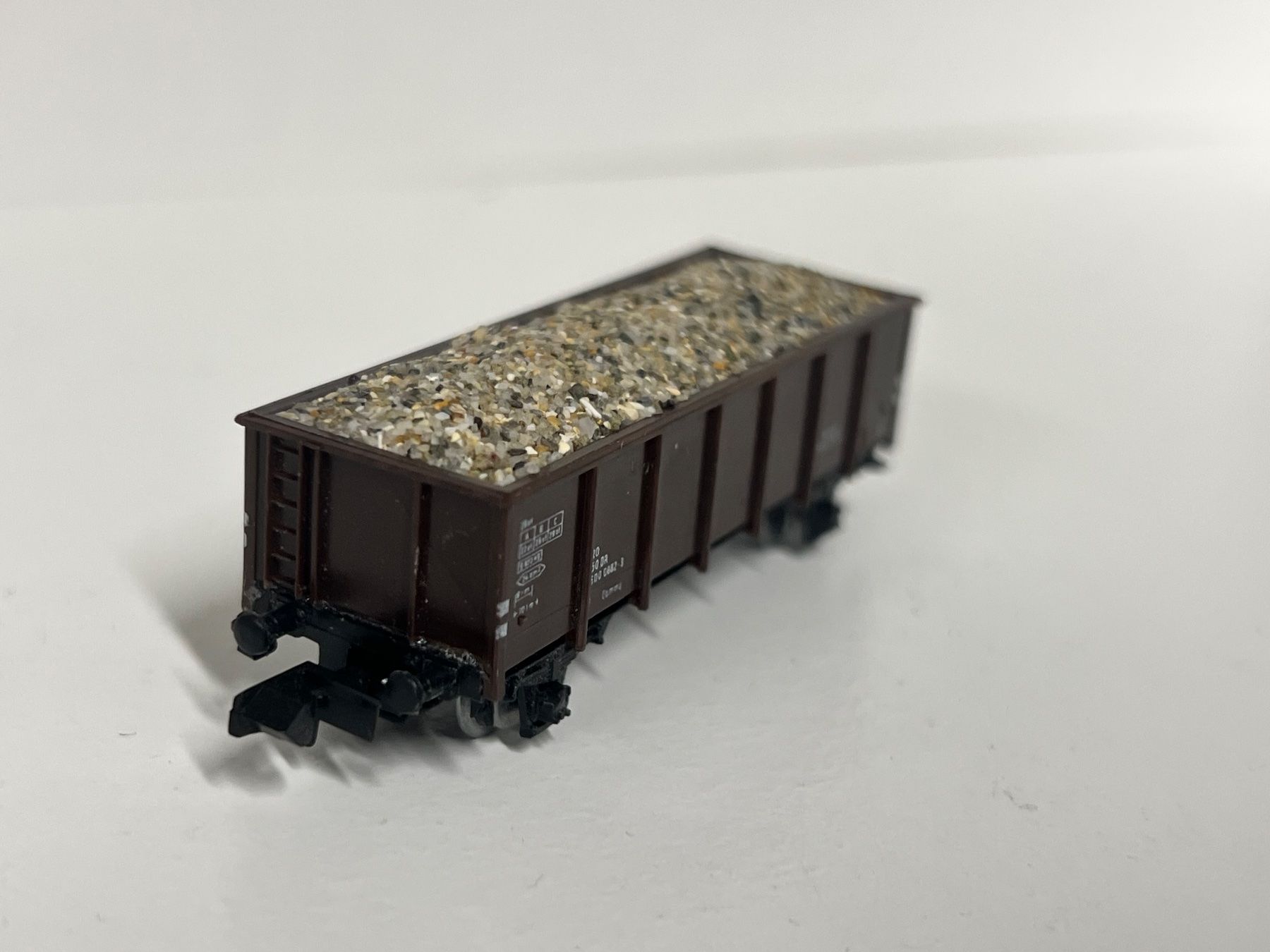 Modellini di ferrovie: Spur N beladen mit Kiess Germany – Usato da Geroldswil venduto da TopTrain54 3