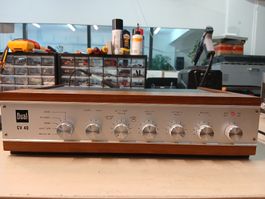 Stereo Verstärker Dual CV 40 Holzgehäuse Vintage Gerät