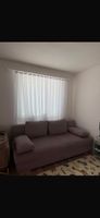 Schlafsofa grau ausziehbares Bettsofa guter Zustand