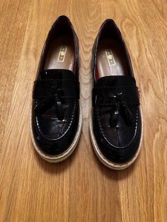 Loafers Massimo Dutti Damenschuhe LEDER Schuhe Moccasins