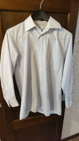 Kingfield Men's Long Sleeve Shirt, Size 38 - Light Blue