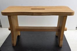 Rustikales Holz Schemeli / Fussbank