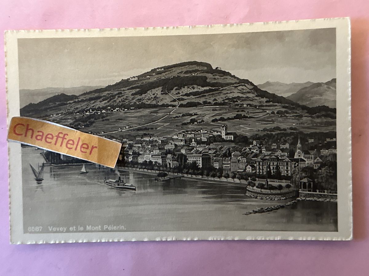 Ansichtskarten: 6587 Vevey et le Mont Pélerin – Gebraucht aus Zürich von Chaeffeler
