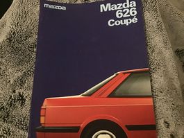 Mazda 626 Coupé Verkaufsprospekt 6 S. Franz. Sprache