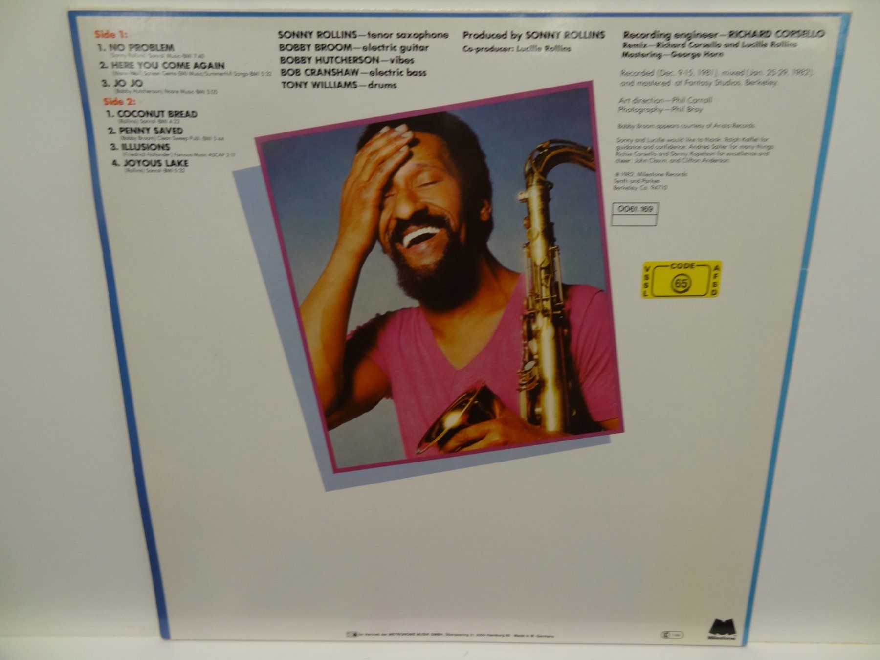 Dischi in vinile: Sonny Rollins - No Problem - Jazz Schallplatte – Usato da luzern venduto da musicandart 1