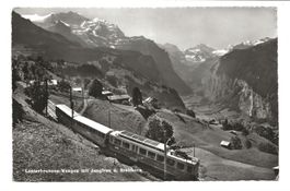 Bahn von Lauterbrunnen nach Wengen (BE) Jungfrau - 1963