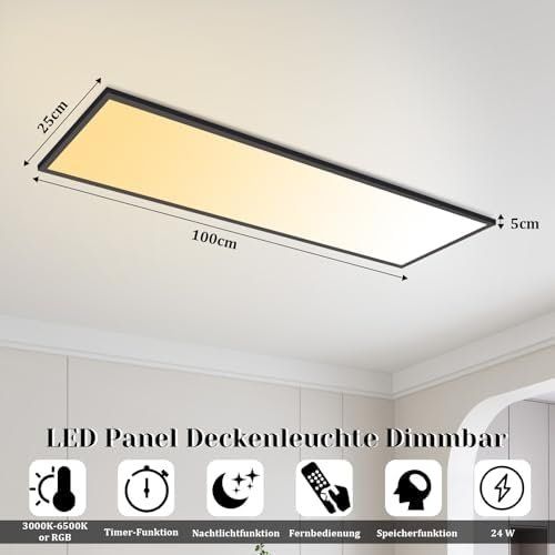 Lustres & lampes de plafonds: LED Panel Dimmbar Deckenleuchte RGB Farbwechsel Deckenpanel – Neuf avec emballage d'origine à Hundwil par pac_6jh8 6