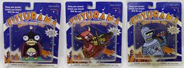 FUTURAMA METAL CLICK TOYS BENDER NIBBLER DEVIL SET 2001