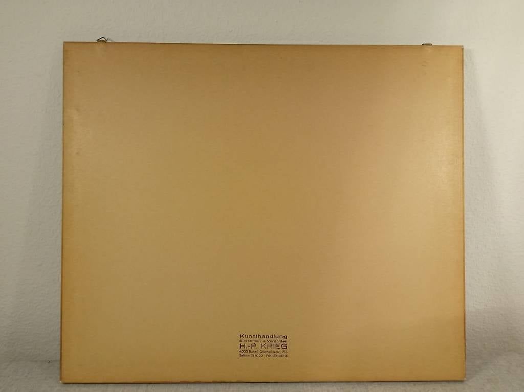 Gemälde: Gemälde von Basel, Kunsthandlung H.P. Krieg, vintage – Gebraucht aus Basel von Petergunn 1