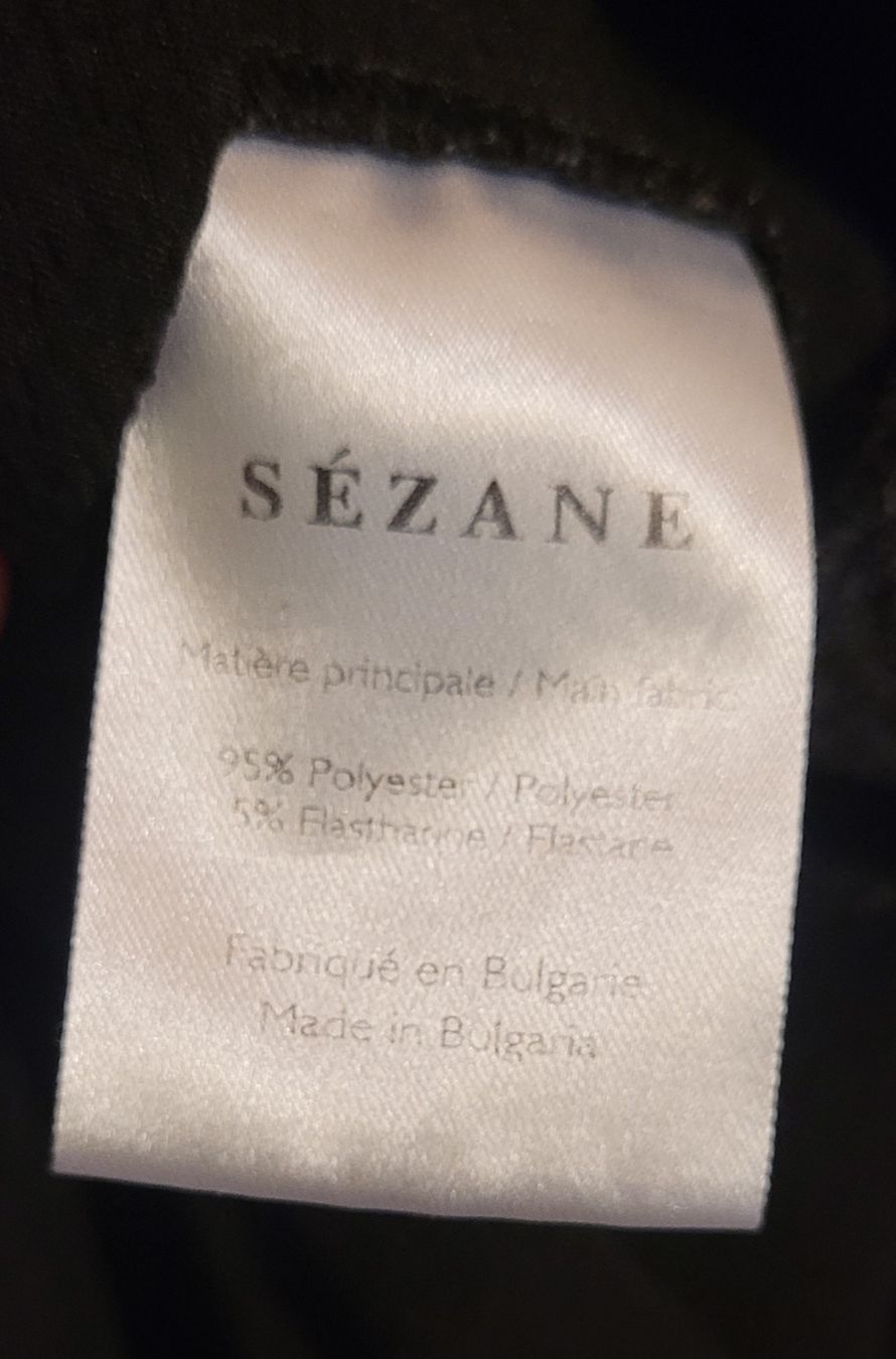 Sezane Camicette: Blouse noire SÉZANE 🌺 – Usato da Gletterens venduto da cerise-x05 2