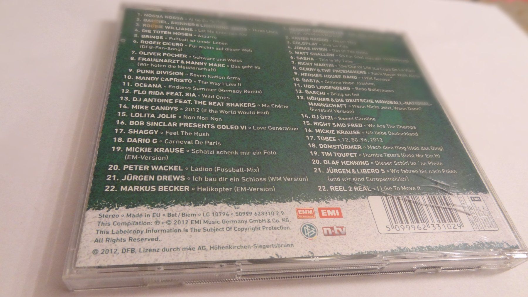 CD: Fussball Sommer 2012 CD – Usato da Olten venduto da Disc-Ausverkauf 1