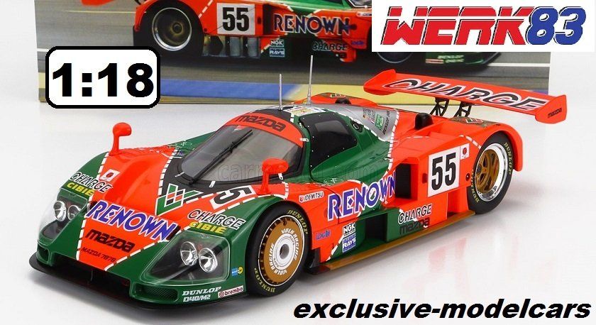 MAZDA 787B #55 Sieger 24h Le Mans 1991 1:18 von Werk83 (Neu und ...