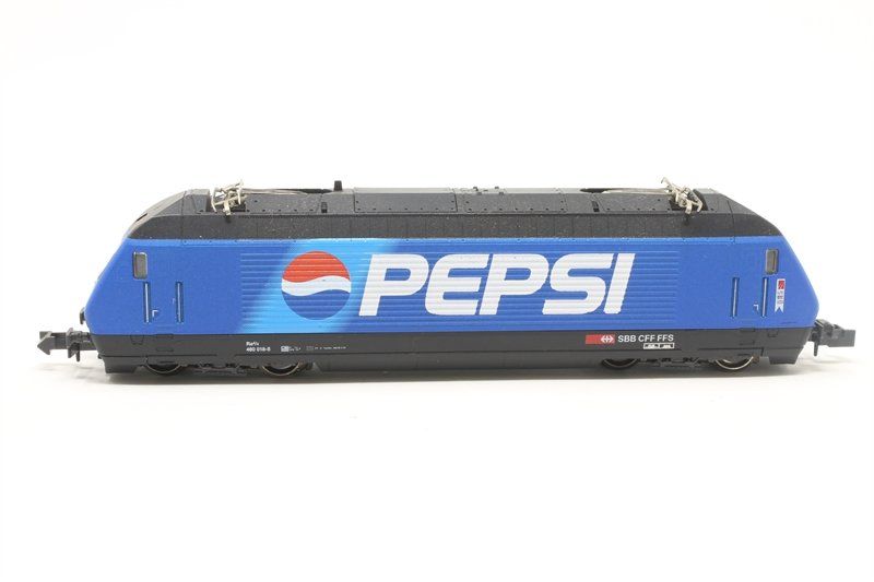 Kato Modellini di ferrovie: Kato SBB E-Lok Re 460 018 "PEPSI" spur N analog – Nuovo (secondo la descrizione) da Concise venduto da michaelgt2 1