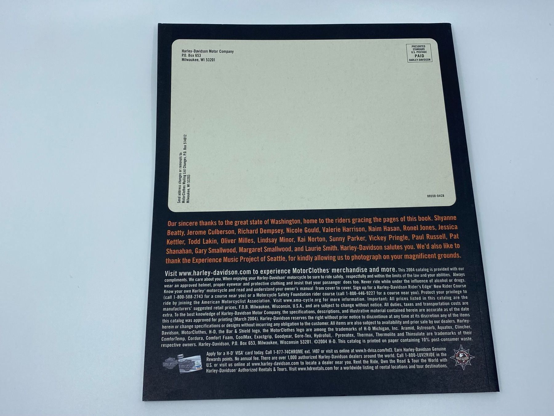 Revues & Magazines: Original US Harley Davidson Katalog – D'occasion à Langwiesen par Restposten-24 2