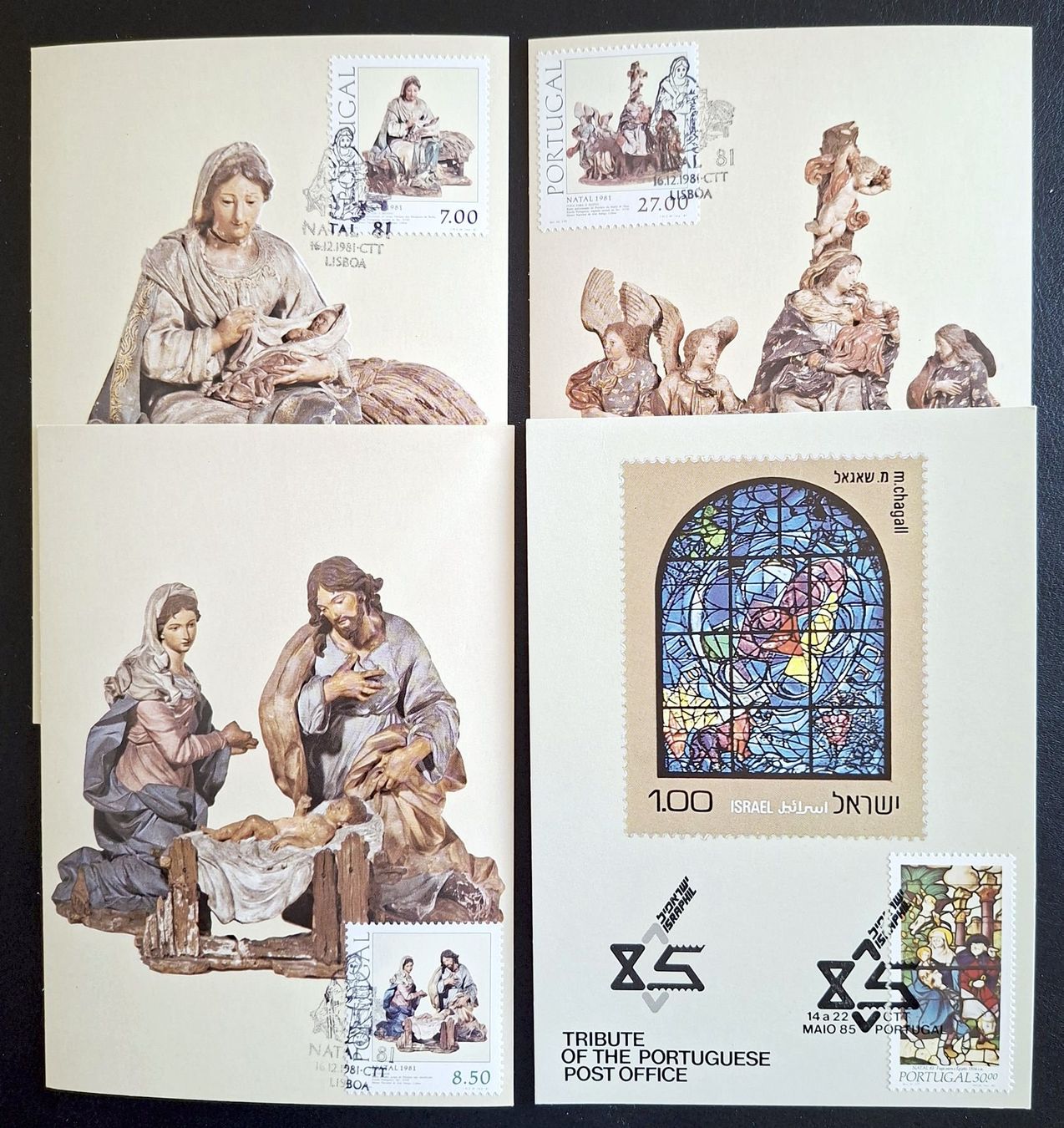 Alle Briefmarken: Andorra span/Portugal Sammlung FDCs – Gebraucht aus Basel von Pfefferschootte 1