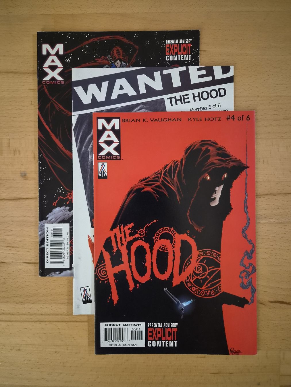 Fumetti: The Hood #4-6 – Usato da Biel/Bienne venduto da collector_comics