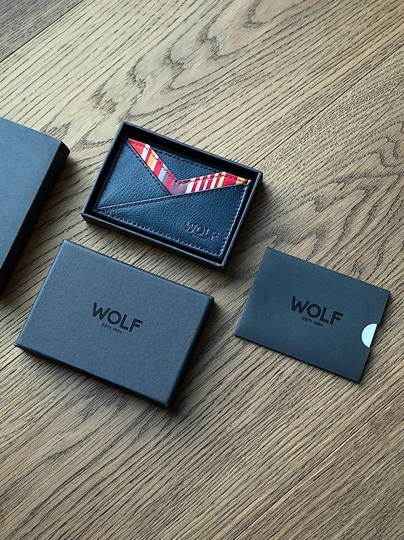 Portafogli: Wolf 1834 Card Holder in Navy – Usato da Maur venduto da CG8632 2
