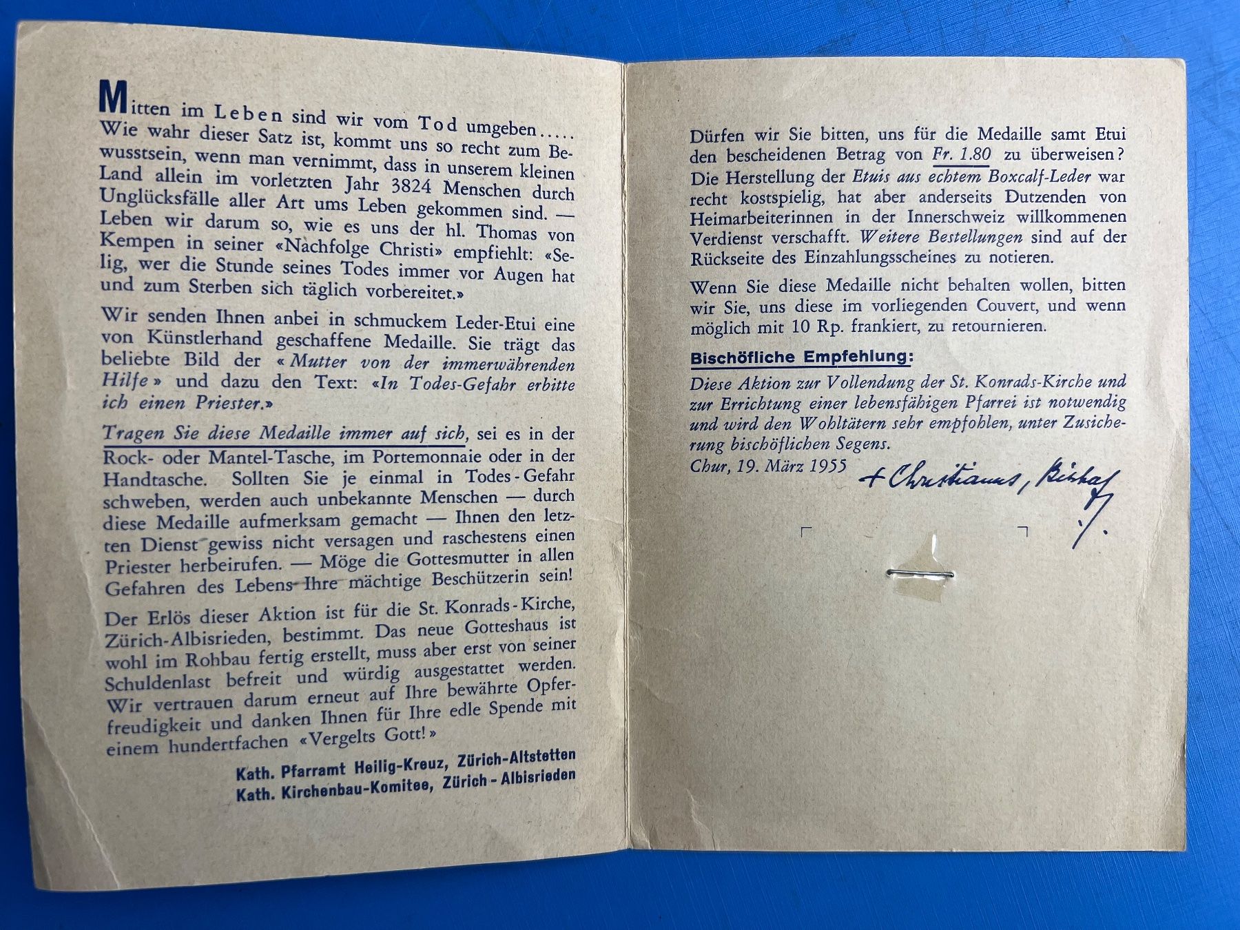 Altri gioielli: 3 kirchliche Schriften – Usato da Unterengstringen venduto da Gustav03 1