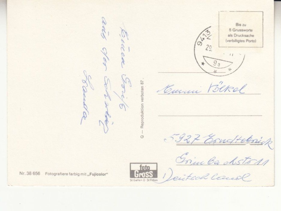 Ansichtskarten: St. Anton ca. 1970 – Gebraucht aus Bürglen TG von StampGraf 1