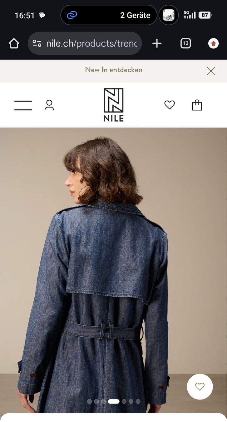 Nile Cappotti: Nile Trenchcoat – Nuovo (secondo la descrizione) da Mollis venduto da aliceee01 6