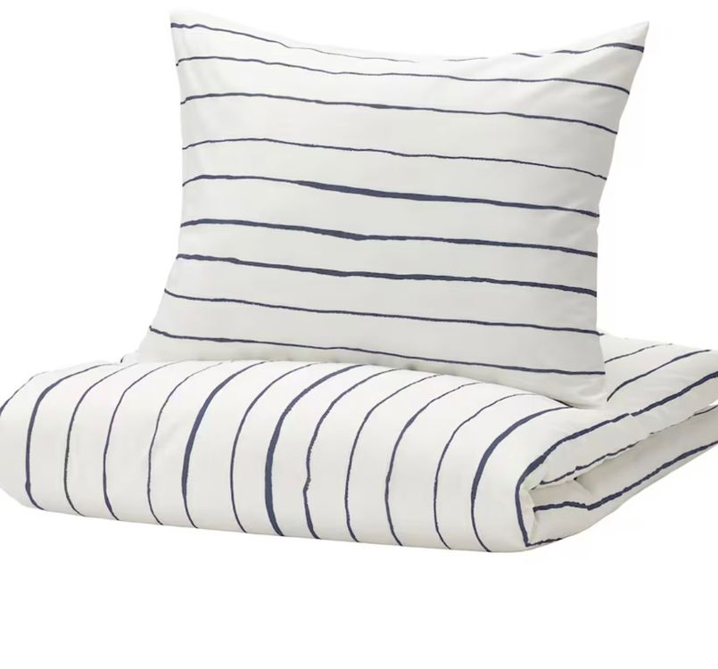 Stilvolle Ikea Bettwãsche Blumen Blau Ebenbild