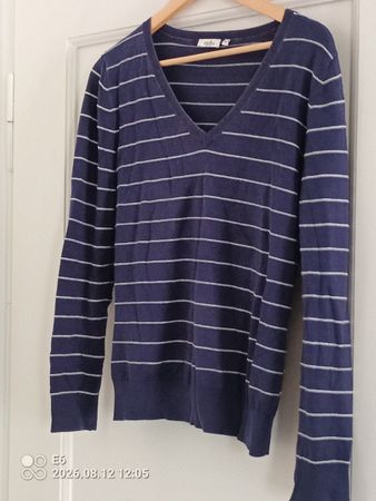 Langarmpullover gestreift
