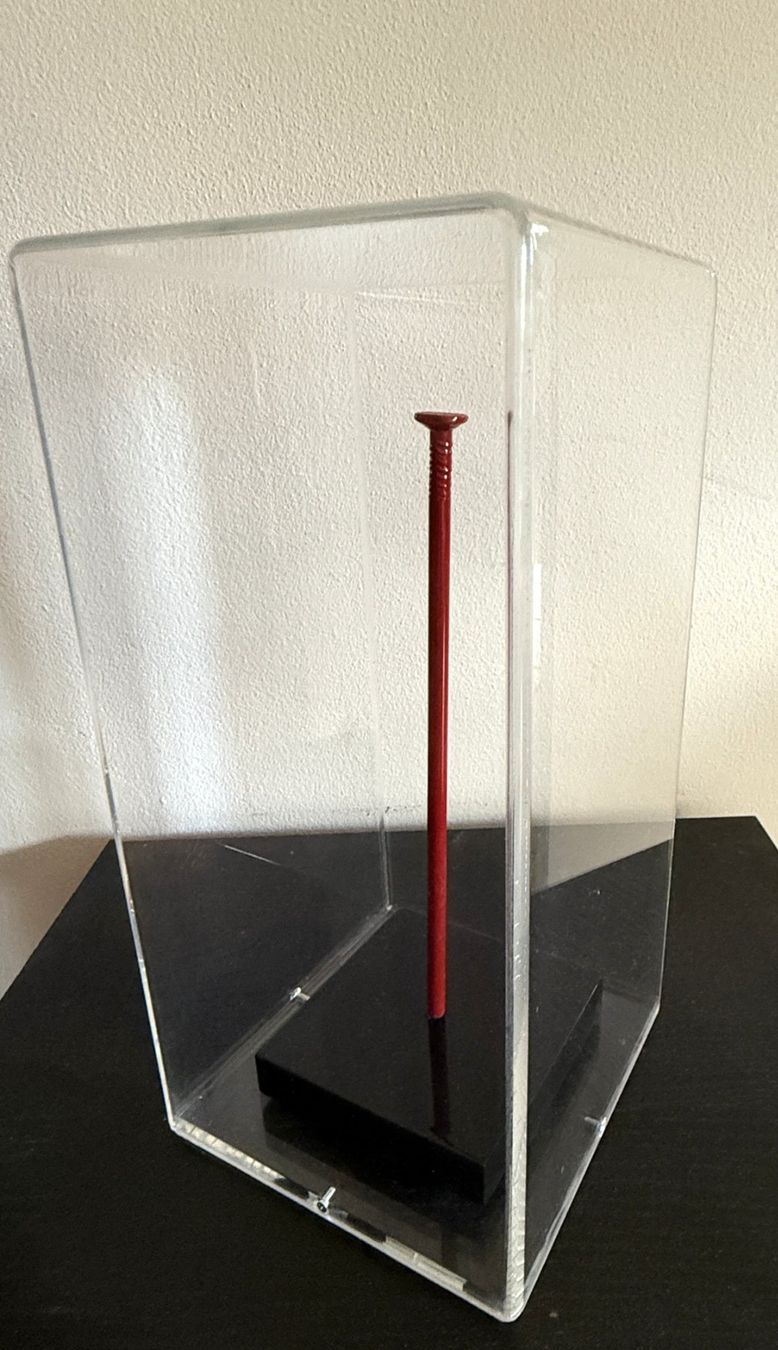 Gemälde: Bernard Aubertin - Clou géant, 2012. Technik: Eisen, Farbe. – Gebraucht aus Ponte Tresa von 11GalleriaAlterEgo11 8