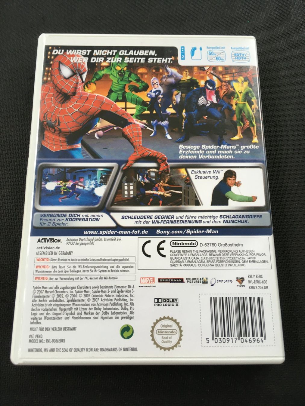 Nintendo Giochi: Spider-Man Freund oder Feind - Nintendo Wii – Usato da St.Gallen venduto da Punktchen01 1