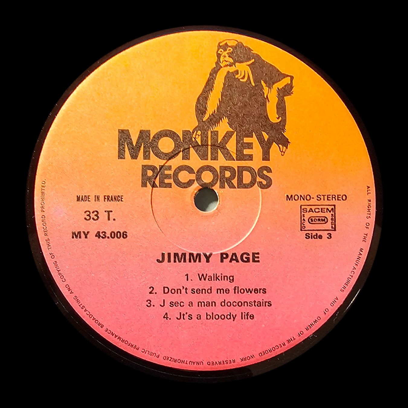 Schallplatten: Jimmy Hendrix - Jeff Beck - Jimmy Page - Eric Clapton – Gebraucht aus Wahlen b. Laufen von Cg10 3